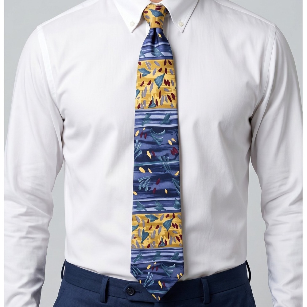 J Garcia Landscape With Eye Silk Tie Collection 10 Stonehenge USA Art Necktie